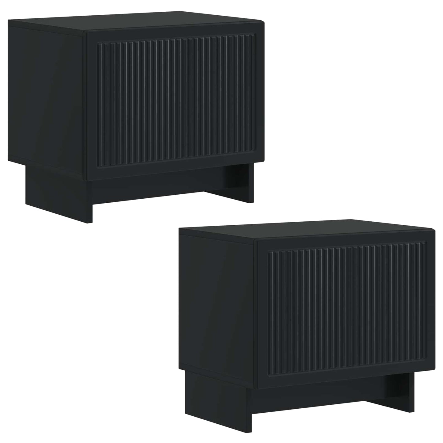 vidaXL TV Cabinet Black Engineered Wood