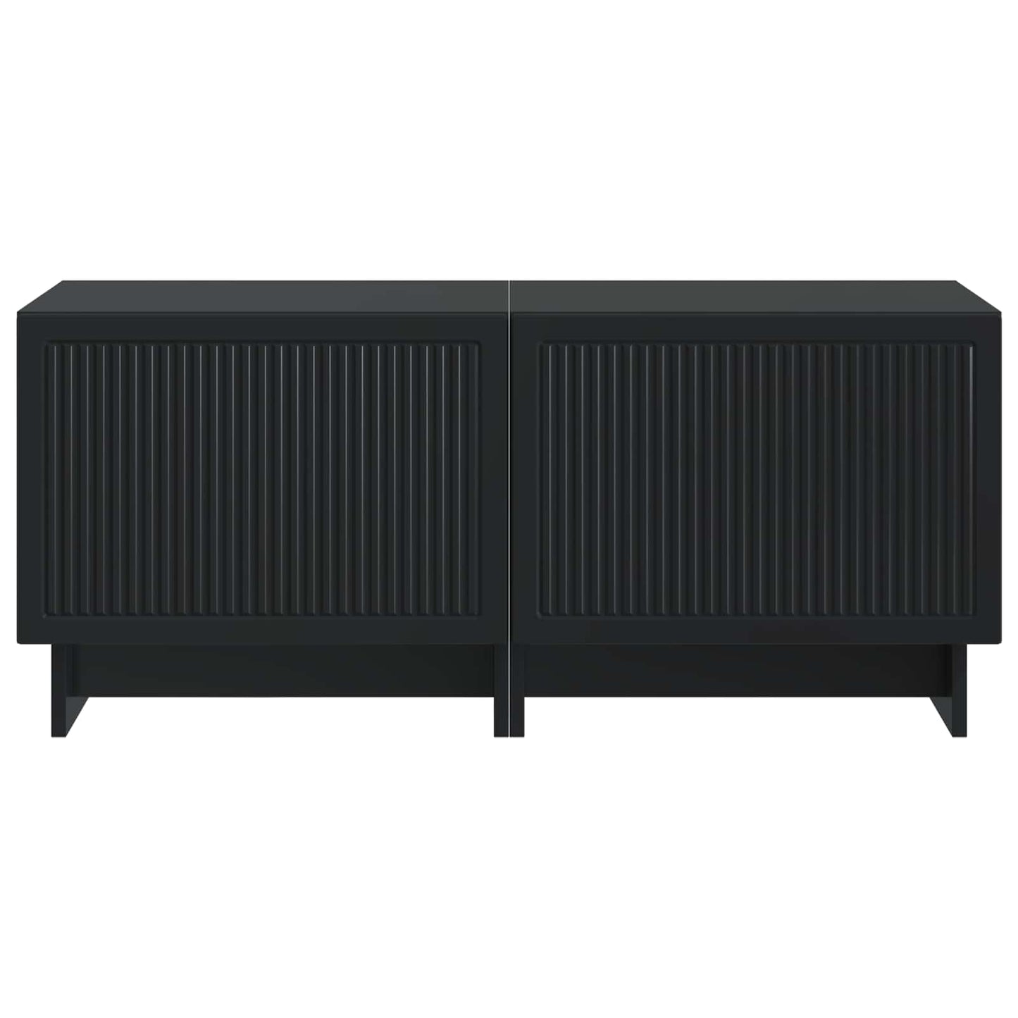 vidaXL TV Cabinet Black Engineered Wood