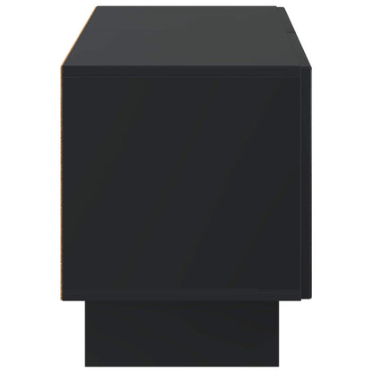 vidaXL TV Cabinet Black Engineered Wood