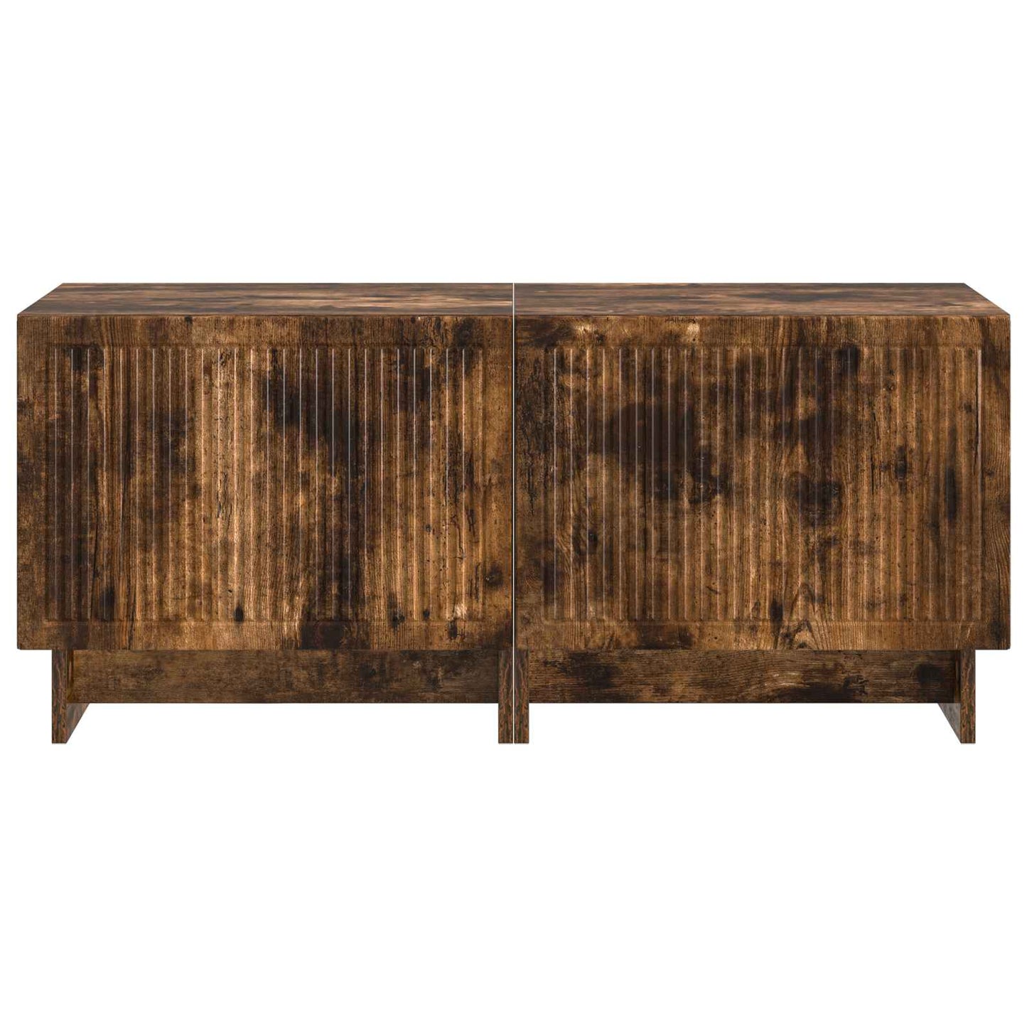 vidaXL TV Cabinet Smoked Oak Engineered Wood