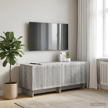 vidaXL TV Cabinet Grey Sonoma Engineered Wood