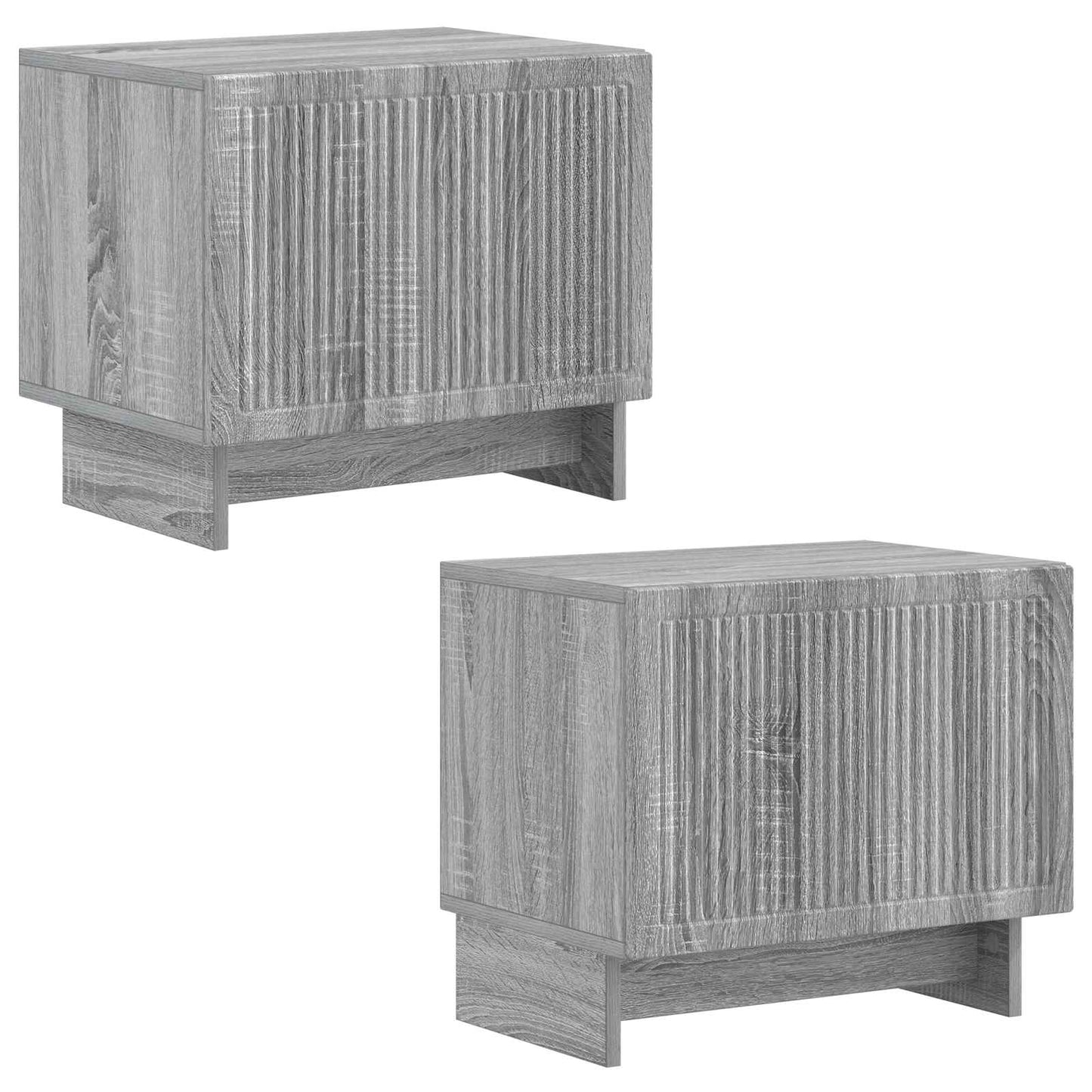 vidaXL TV Cabinet Grey Sonoma Engineered Wood