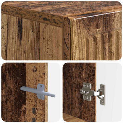 vidaXL TV Cabinet Old Wood Engineered Wood