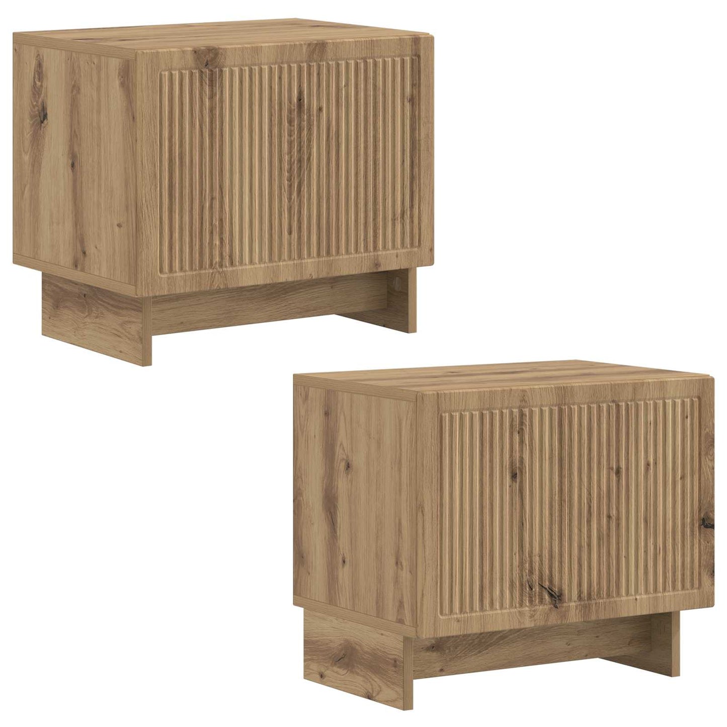 vidaXL TV Cabinet Artisan Oak Engineered Wood