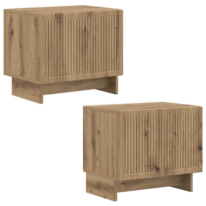 vidaXL TV Cabinet Artisan Oak Engineered Wood