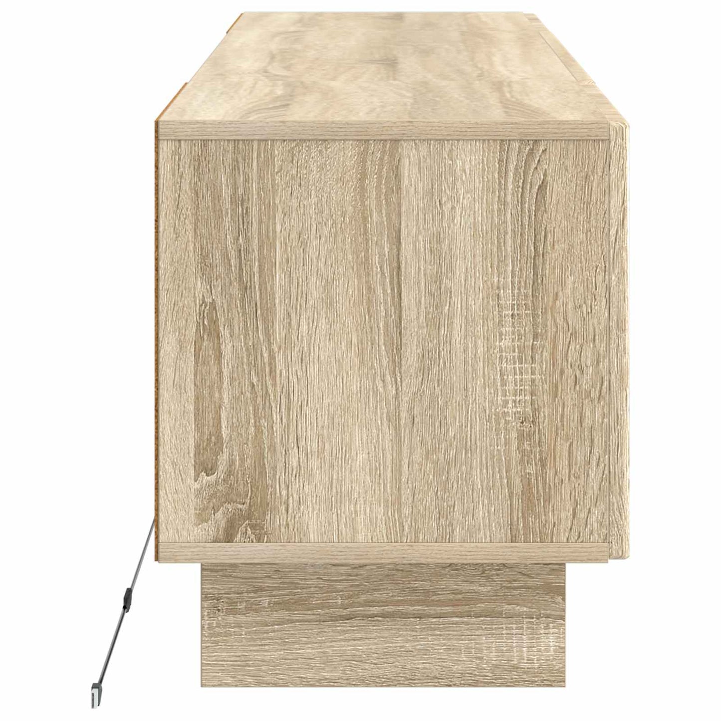 vidaXL LED TV Cabinet Sonoma Oak Engineered Wood