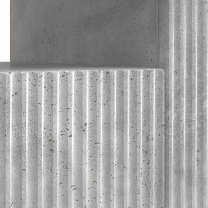 vidaXL LED TV Cabinet Concrete Grey Engineered Wood