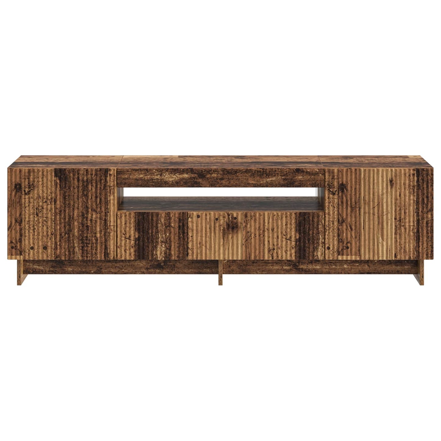 vidaXL LED TV Cabinet Old Wood Engineered Wood