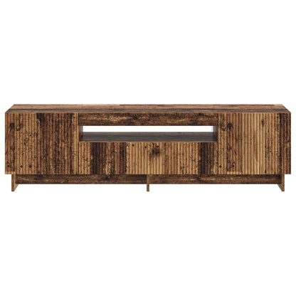 vidaXL LED TV Cabinet Old Wood Engineered Wood