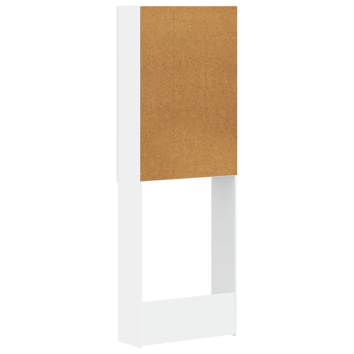 vidaXL Toilet Cabinet EDE White 66 x 25.5 x 190 cm Engineered Wood