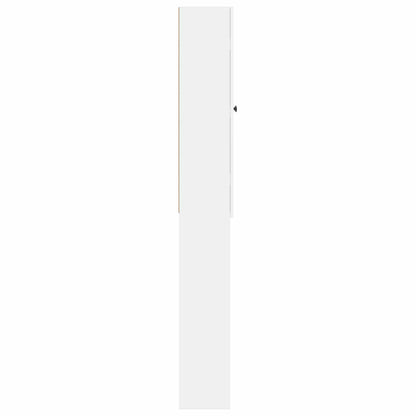 vidaXL Toilet Cabinet EDE White 66 x 25.5 x 190 cm Engineered Wood