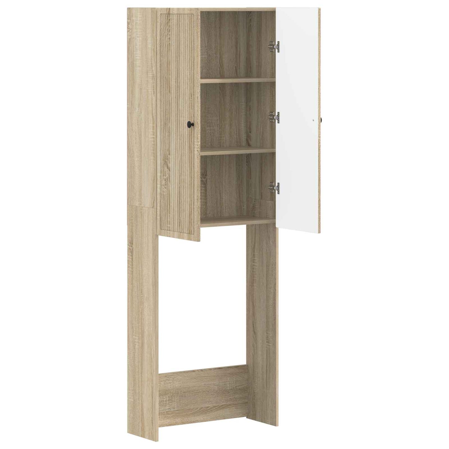 vidaXL Toilet Cabinet EDE Sonoma Oak 66 x 25.5 x 190 cm