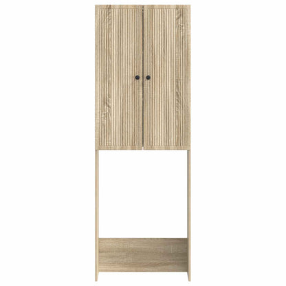 vidaXL Toilet Cabinet EDE Sonoma Oak 66 x 25.5 x 190 cm
