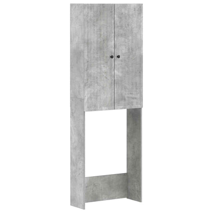 vidaXL Toilet Cabinet EDE Concrete Grey 66 x 25.5 x 190 cm
