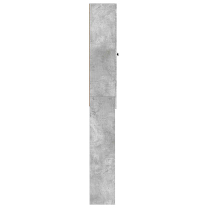 vidaXL Toilet Cabinet EDE Concrete Grey 66 x 25.5 x 190 cm
