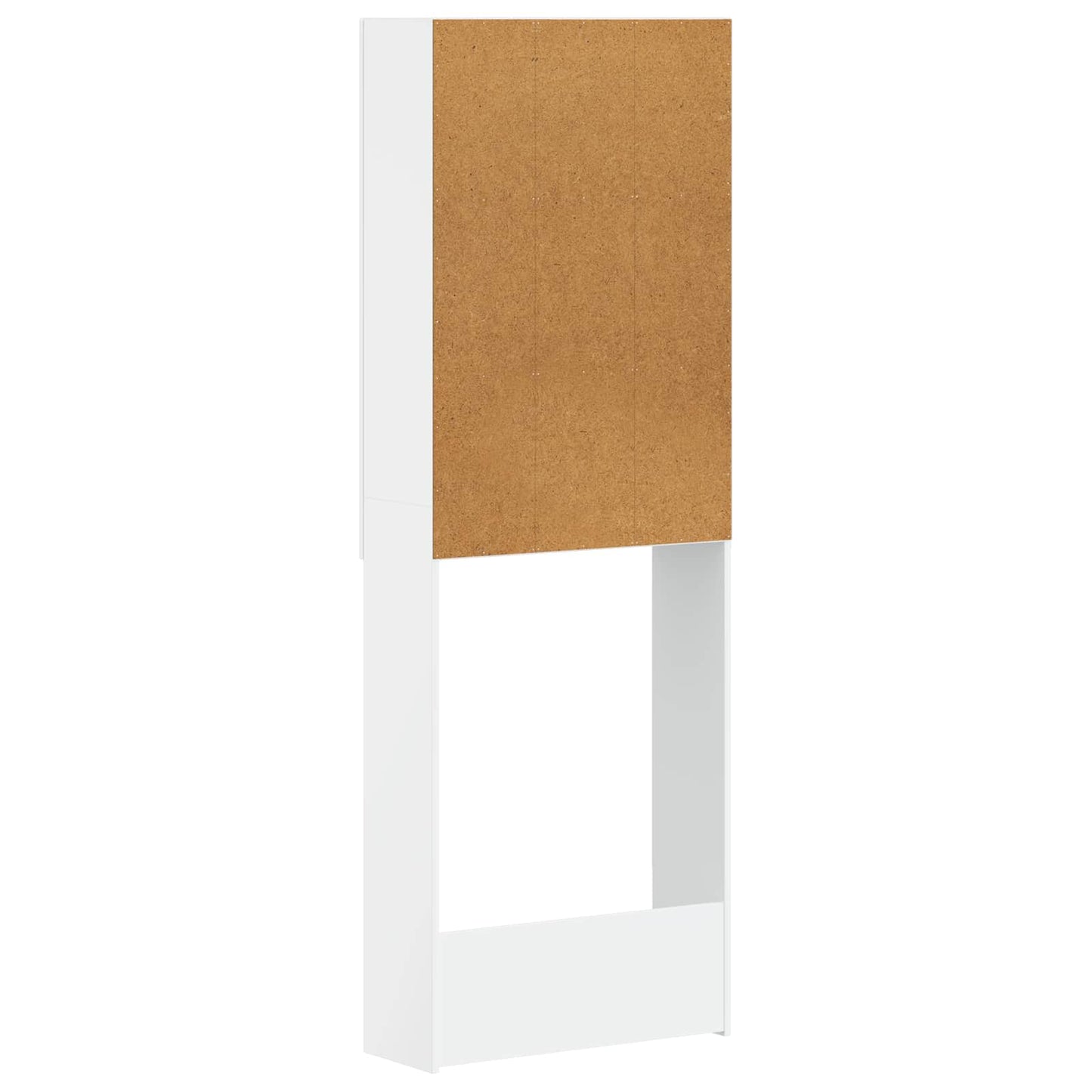 vidaXL Toilet Cabinet EDE High Gloss White 66 x 25.5 x 190 cm