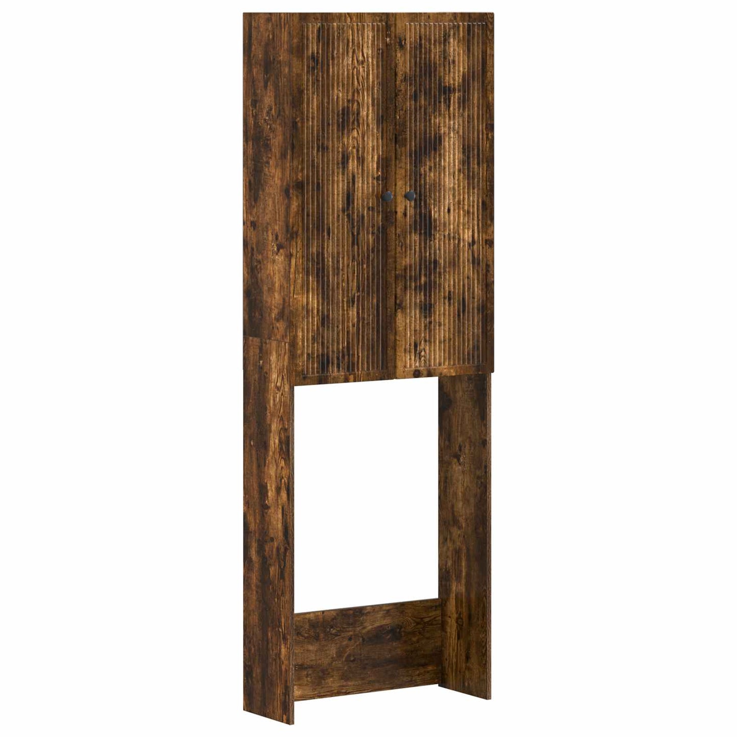 vidaXL Toilet Cabinet EDE Smoked Oak 66 x 25.5 x 190 cm