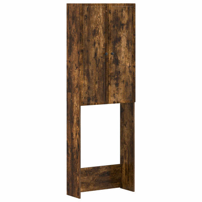 vidaXL Toilet Cabinet EDE Smoked Oak 66 x 25.5 x 190 cm