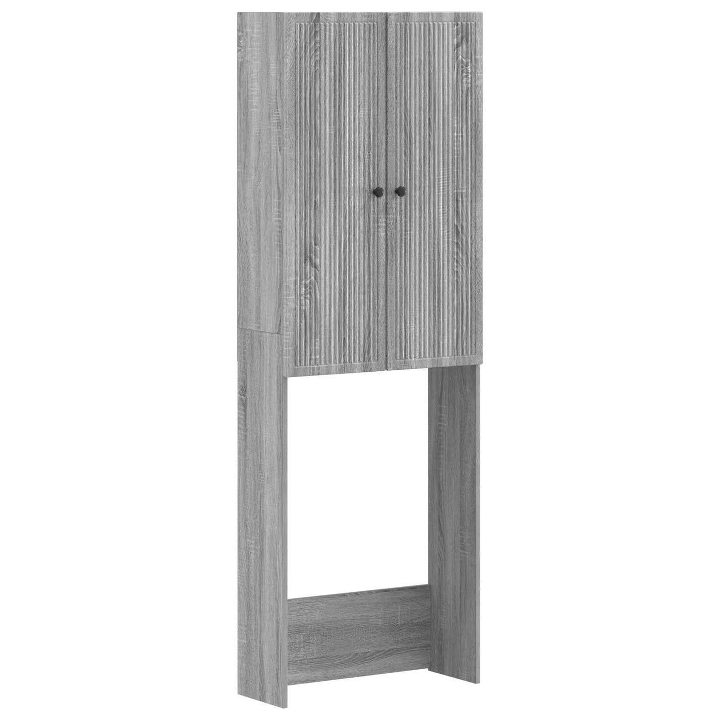 vidaXL Toilet Cabinet EDE Grey Sonoma 66 x 25.5 x 190 cm