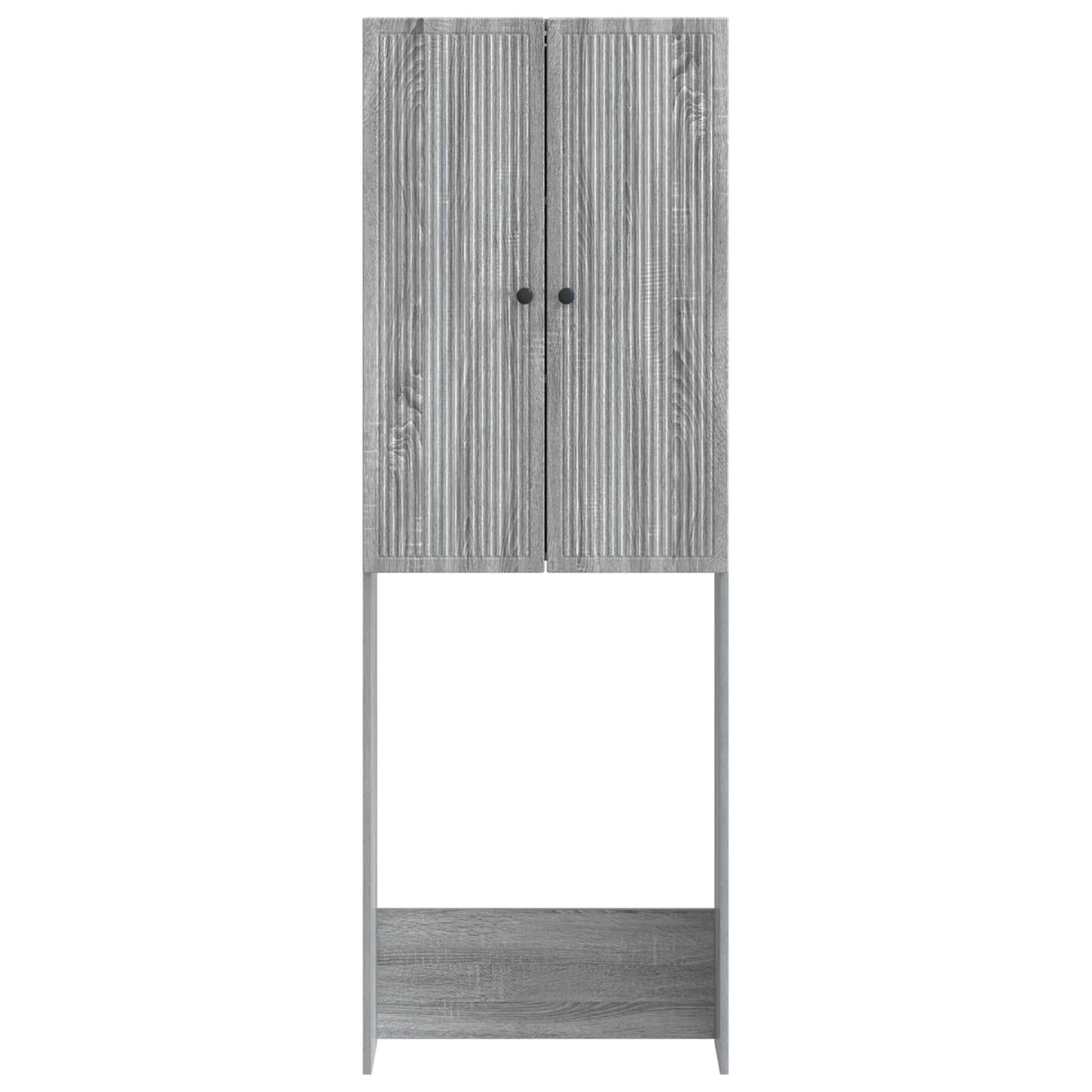 vidaXL Toilet Cabinet EDE Grey Sonoma 66 x 25.5 x 190 cm
