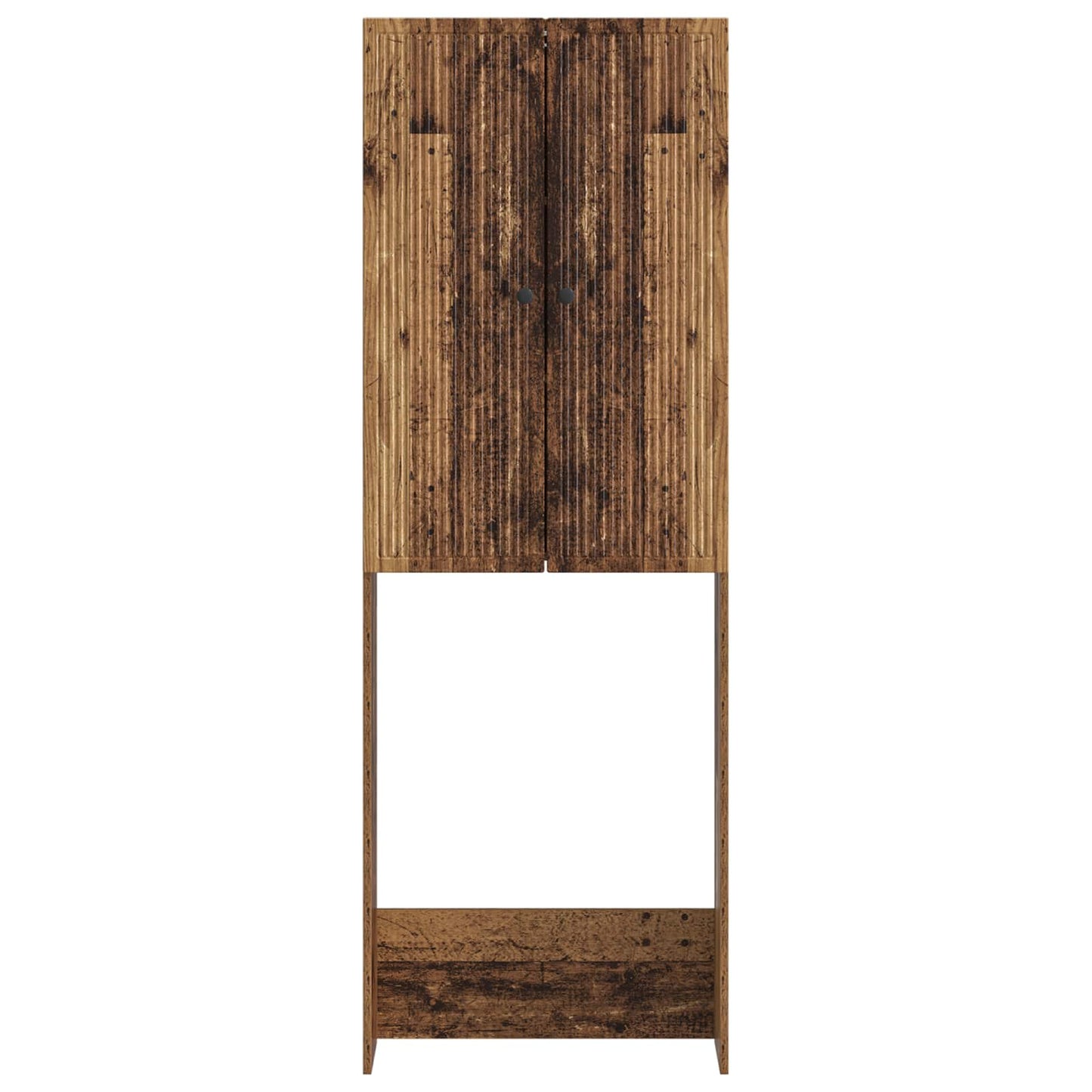 vidaXL Toilet Cabinet EDE Old Wood 66 x 25.5 x 190 cm Engineered Wood