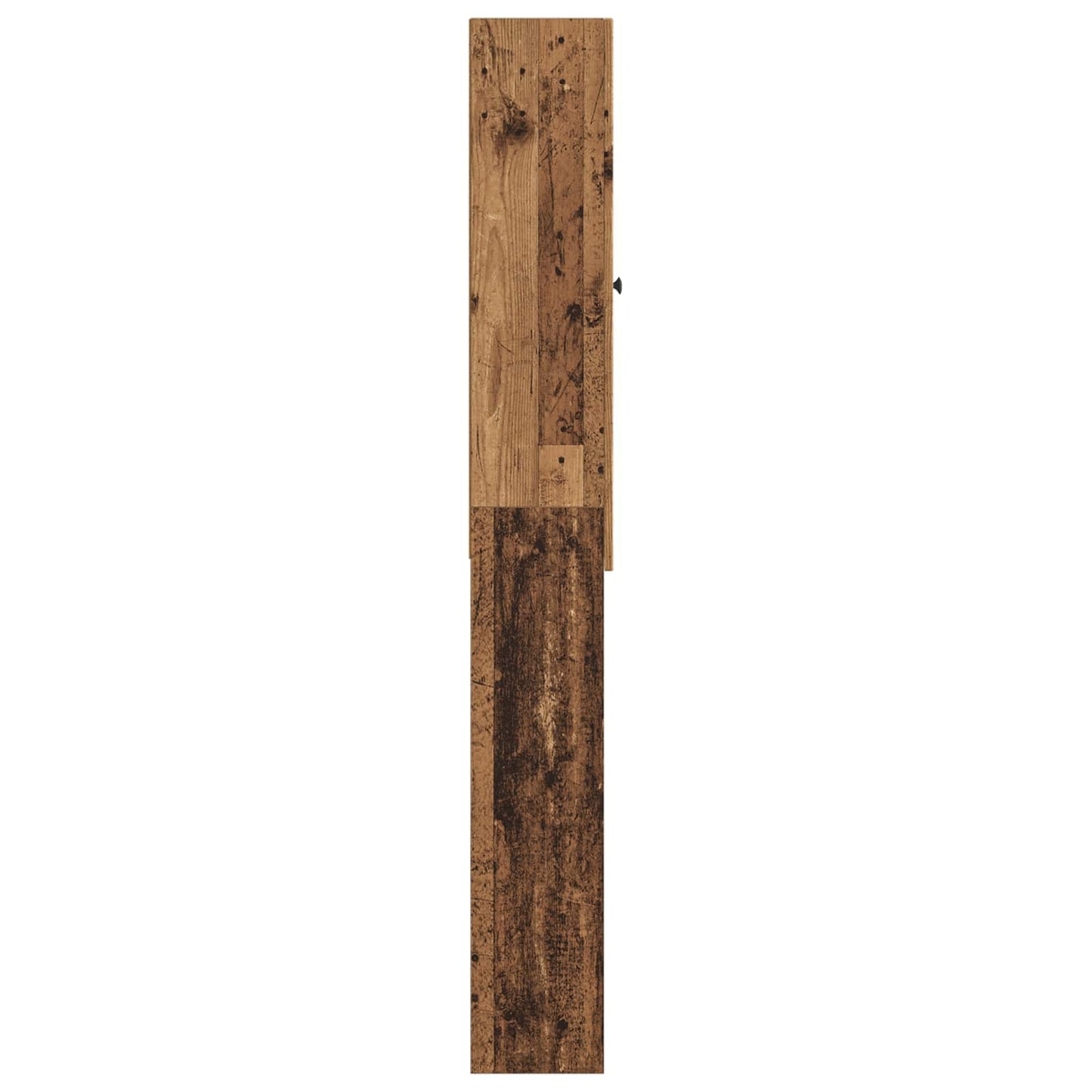 vidaXL Toilet Cabinet EDE Old Wood 66 x 25.5 x 190 cm Engineered Wood