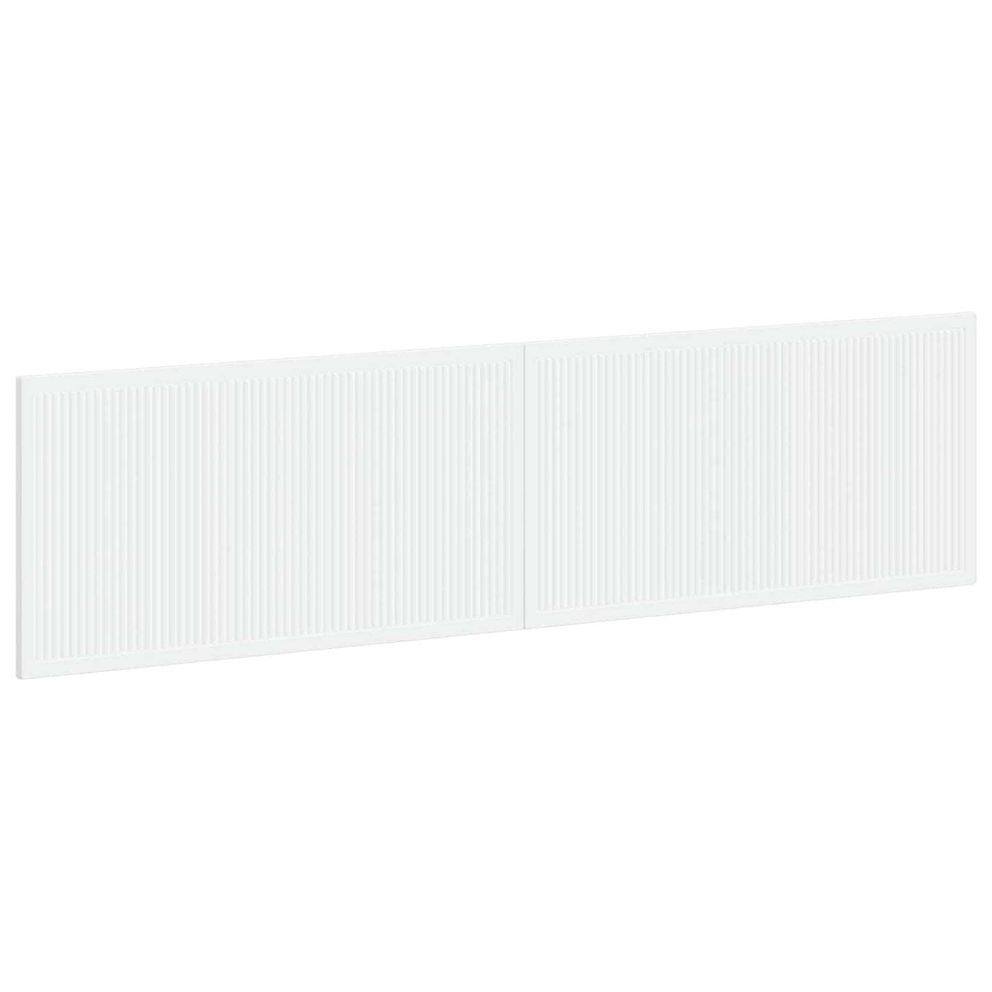 vidaXL Wall-Mounted Headboard EDE White Engineered Wood