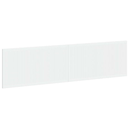vidaXL Wall-Mounted Headboard EDE White Engineered Wood