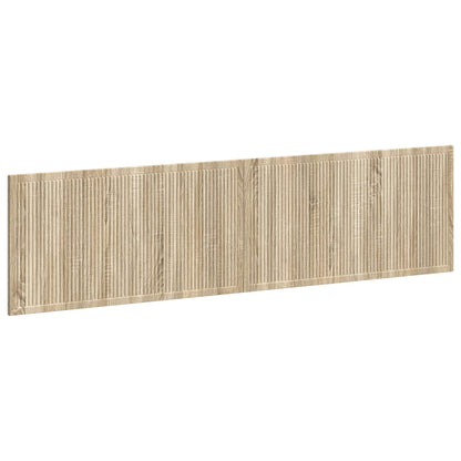 vidaXL Wall-Mounted Headboard EDE Sonoma Oak Engineered Wood