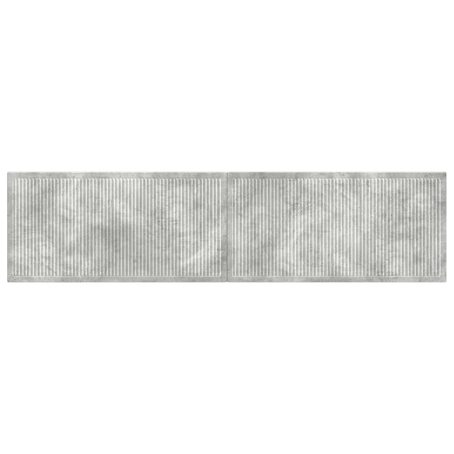 vidaXL Wall-Mounted Headboard EDE Concrete Grey Engineered Wood