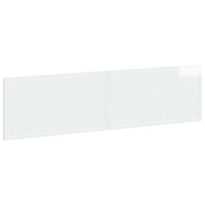 vidaXL Wall-Mounted Headboard EDE High Gloss White Engineered Wood