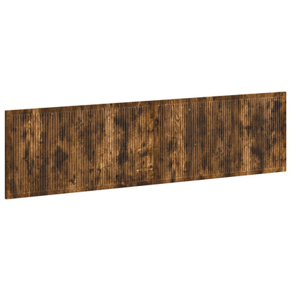 vidaXL Wall-Mounted Headboard EDE Smoked Oak Engineered Wood