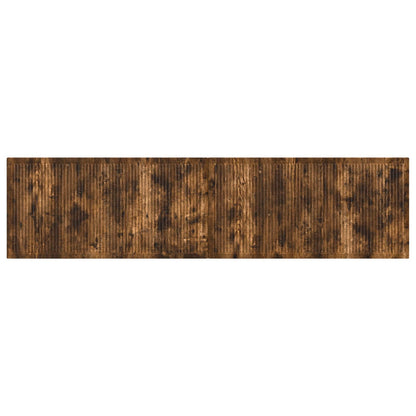 vidaXL Wall-Mounted Headboard EDE Smoked Oak Engineered Wood
