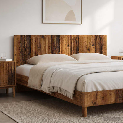 vidaXL Wall-Mounted Headboard EDE Old Wood Engineered Wood