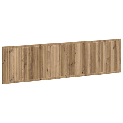 vidaXL Wall-Mounted Headboard EDE Artisan Oak Engineered Wood