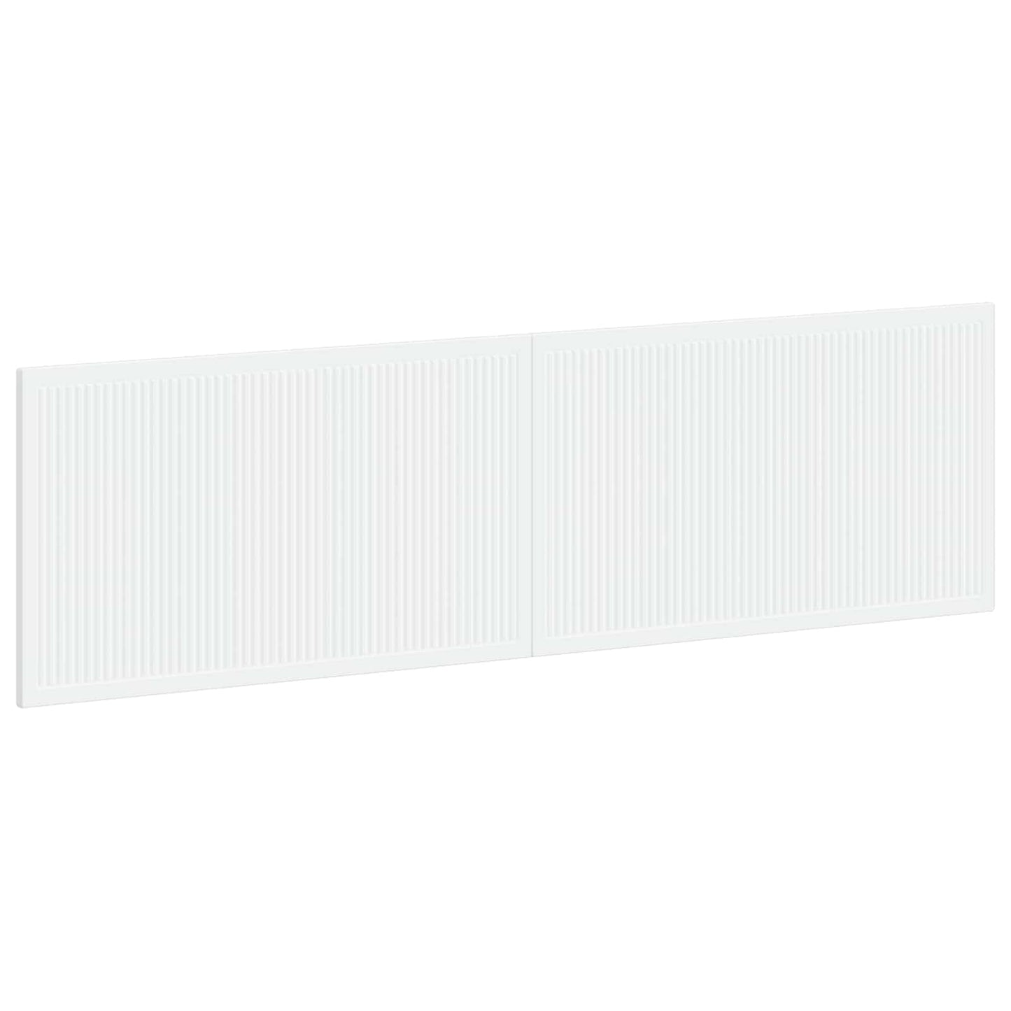 vidaXL Wall-Mounted Headboard EDE White Engineered Wood