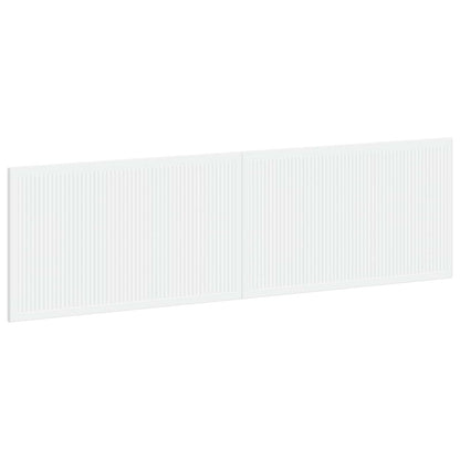 vidaXL Wall-Mounted Headboard EDE White Engineered Wood