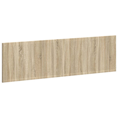 vidaXL Wall-Mounted Headboard EDE Sonoma Oak Engineered Wood