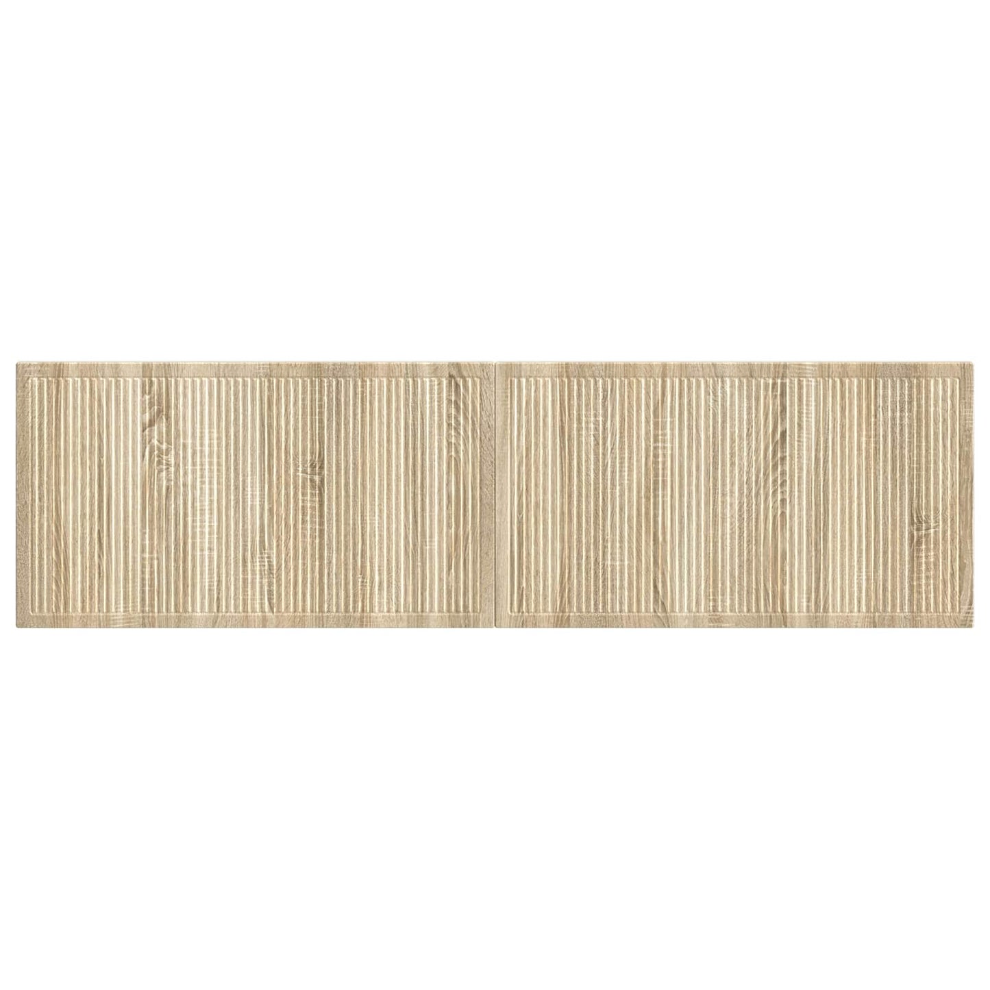 vidaXL Wall-Mounted Headboard EDE Sonoma Oak Engineered Wood