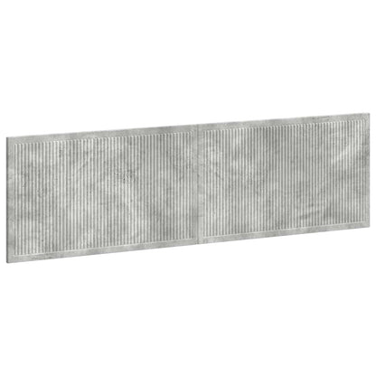 vidaXL Wall-Mounted Headboard EDE Concrete Grey Engineered Wood