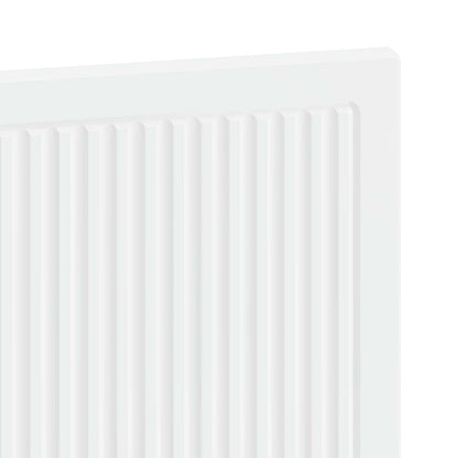 vidaXL Wall-Mounted Headboard EDE High Gloss White Engineered Wood