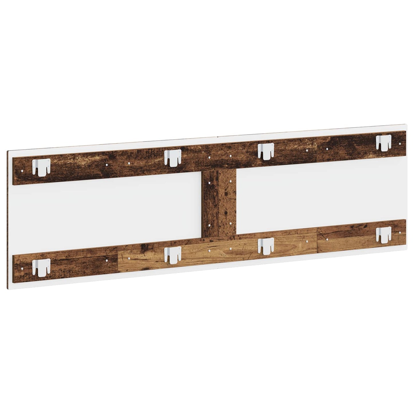 vidaXL Wall-Mounted Headboard EDE Old Wood Engineered Wood