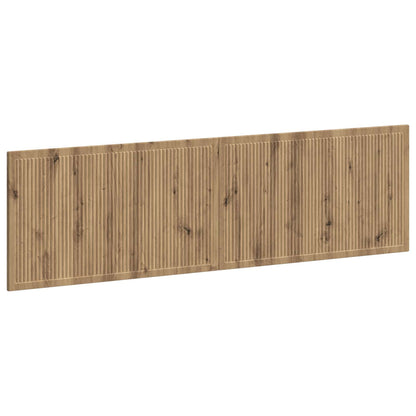 vidaXL Wall-Mounted Headboard EDE Artisan Oak Engineered Wood