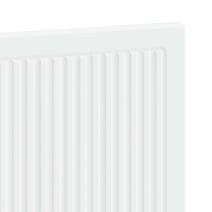 vidaXL Wall-Mounted Headboard EDE White Engineered Wood