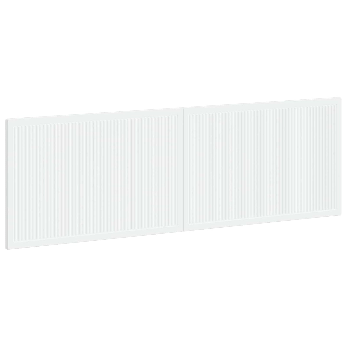 vidaXL Wall-Mounted Headboard EDE White Engineered Wood