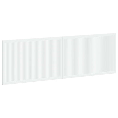 vidaXL Wall-Mounted Headboard EDE White Engineered Wood
