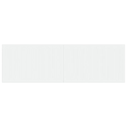 vidaXL Wall-Mounted Headboard EDE White Engineered Wood
