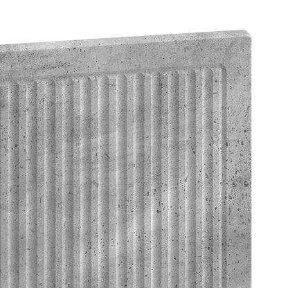 vidaXL Wall-Mounted Headboard EDE Concrete Grey Engineered Wood