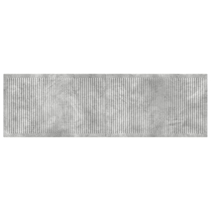 vidaXL Wall-Mounted Headboard EDE Concrete Grey Engineered Wood