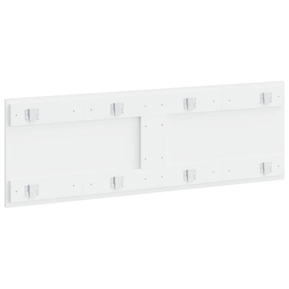 vidaXL Wall-Mounted Headboard EDE High Gloss White Engineered Wood